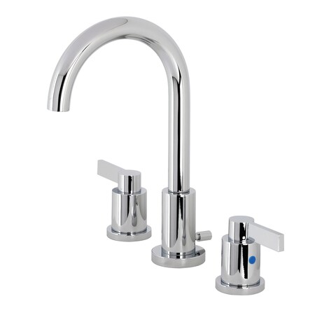 NuvoFusion Widespread Bathroom Faucet, Polished Chrome